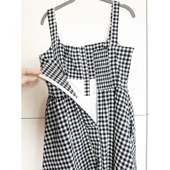 Avec Les Filles Gingham Dress Size 10 Black White Retro Vintage Inspired NWT - Picture 5 of 8